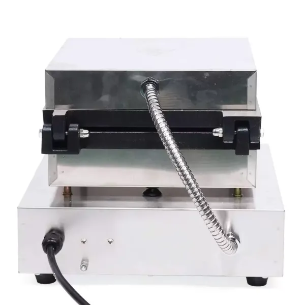 Gofrera doble de 1500 W, antiadherente, de tiempo controlable, termostato automático de 50 ~ 300 ℃, giratorio 180 °, para casa y comercial