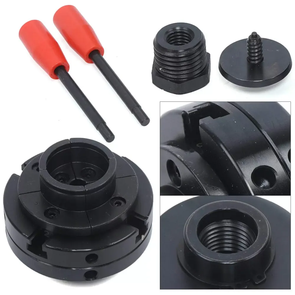 CNCEST 4 mandriles autocentradores, 4 mandíbulas M33 + M18, 100 mm, para torneado, carpintería