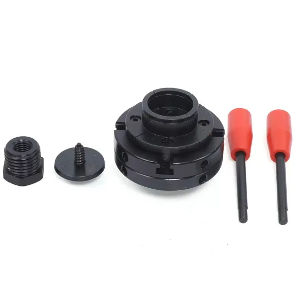 CNCEST 4 mandriles autocentradores, 4 mandíbulas M33 + M18, 100 mm, para torneado, carpintería CNCEST 4 mandriles autocentradores, 4 mandíbulas M33 + M18, 100 mm, para torneado, carpintería