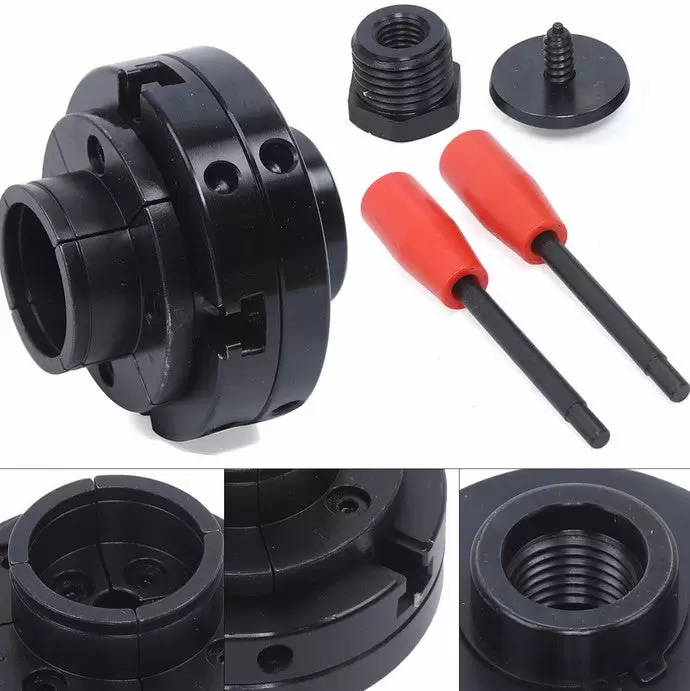 CNCEST 4 mandriles autocentradores, 4 mandíbulas M33 + M18, 100 mm, para torneado, carpintería