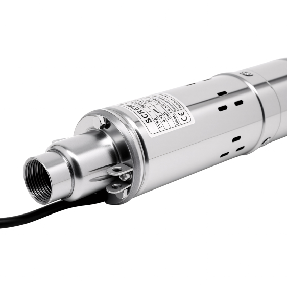 Bomba sumergible para pozos profundos de 7,6 cm, acero inoxidable, 230 V, 250 W, 1600 l/h, 80 m, compatible con arena, con cable de 20 m