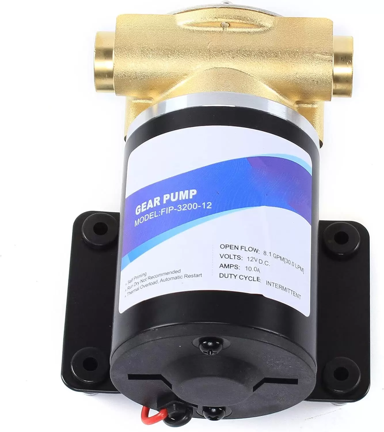 Bomba de alta presión de 23 l/min, bomba de refrigeración de motor autocebante de 12 V