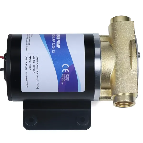 Bomba de alta presión de 23 l/min, bomba de refrigeración de motor autocebante de 12 V