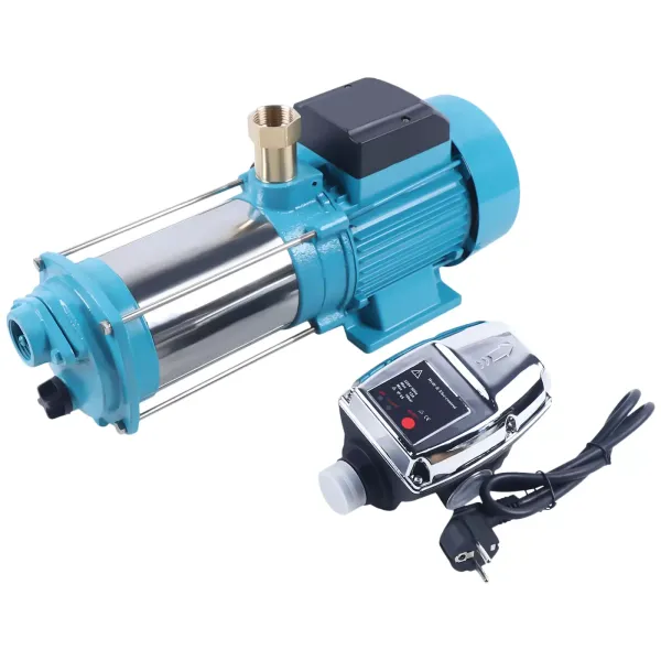 CNCEST  Bomba centrífuga 1300W 4000 L/H con controlador, Bomba de agua para tuberías