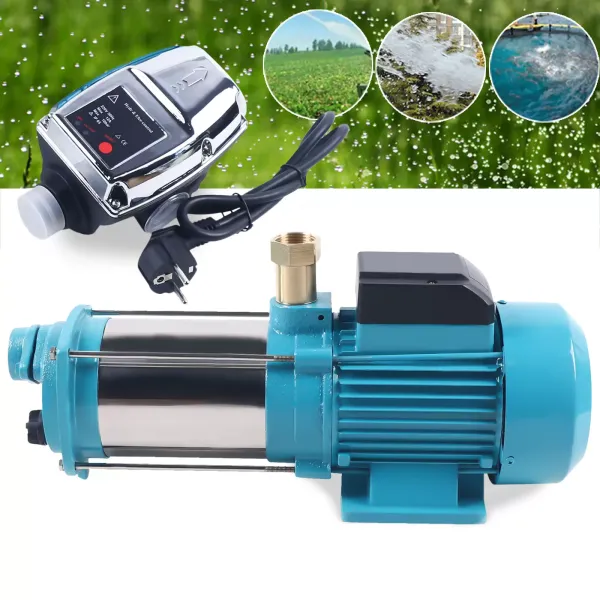 CNCEST  Bomba centrífuga 1300W 4000 L/H con controlador, Bomba de agua para tuberías