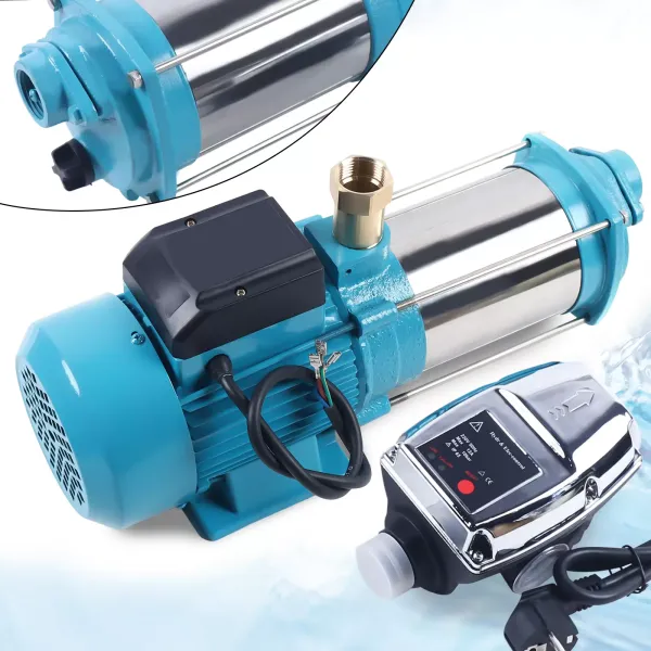 CNCEST  Bomba centrífuga 1300W 4000 L/H con controlador, Bomba de agua para tuberías
