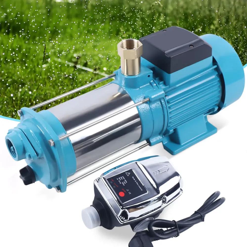CNCEST  Bomba centrífuga 1300W 4000 L/H con controlador, Bomba de agua para tuberías