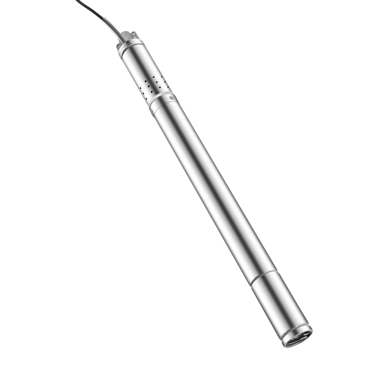 CNCEST Bomba sumergible para pozos profundos (370 W, acero inoxidable, 1000 l/h, altura de entrega: 55 m, con cable de conexión de 15 m)