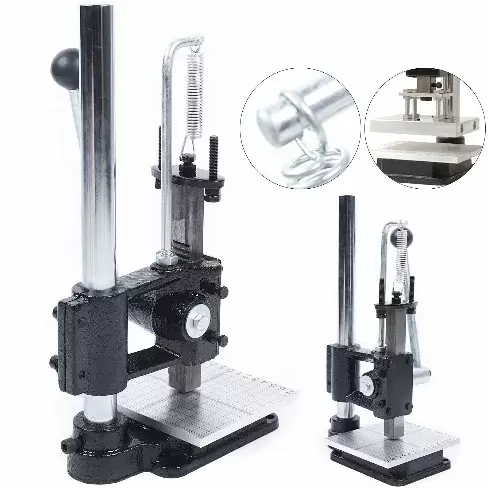 Perforadora manual para piel, máquina de troquelado, máquina de repujado, herramienta para troquelar púas