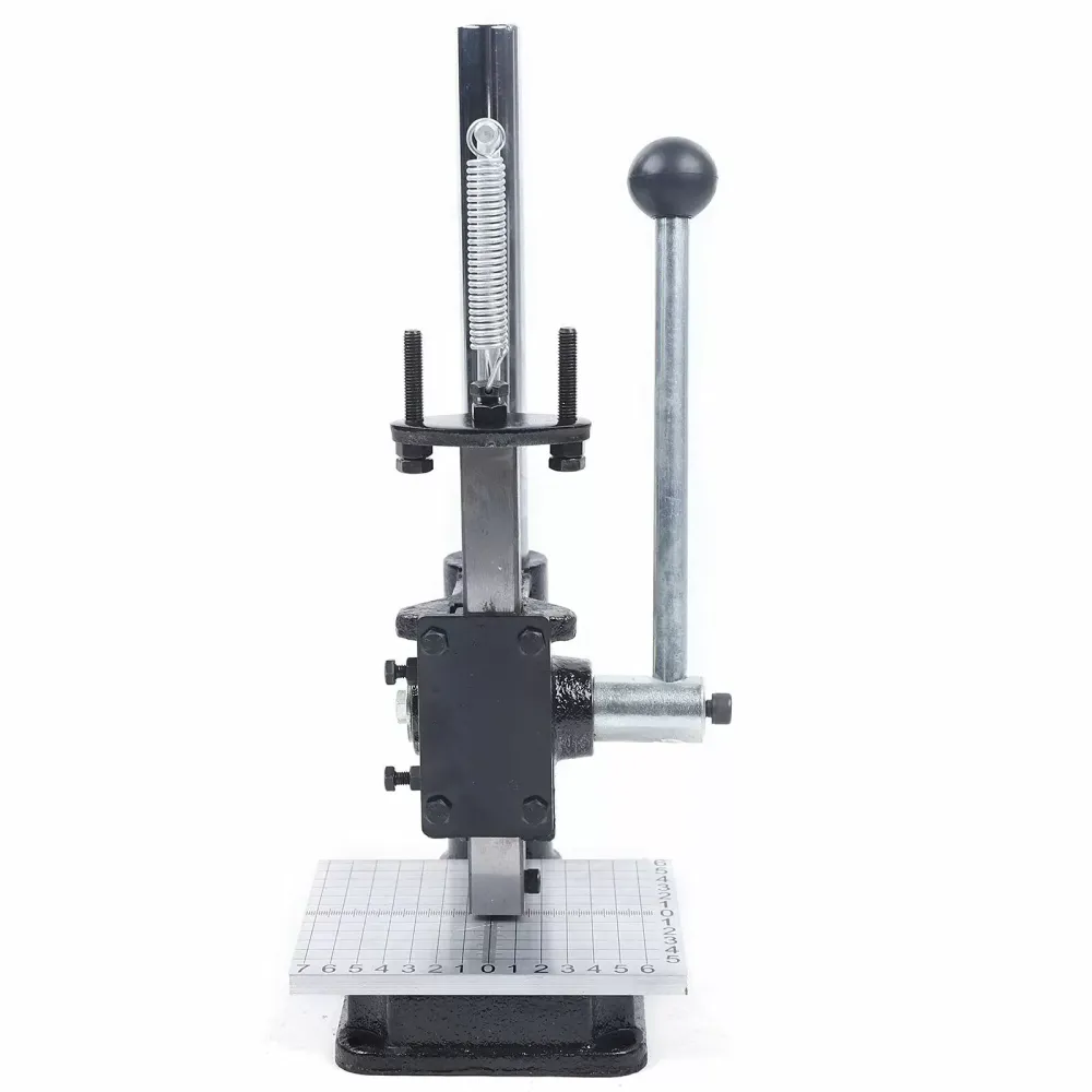 Perforadora manual para piel, máquina de troquelado, máquina de repujado, herramienta para troquelar púas