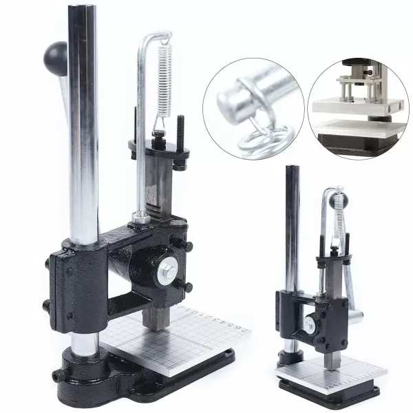 Perforadora manual para piel, máquina de troquelado, máquina de repujado, herramienta para troquelar púas Perforadora manual para piel, máquina de troquelado, máquina de repujado, herramienta para troquelar púas