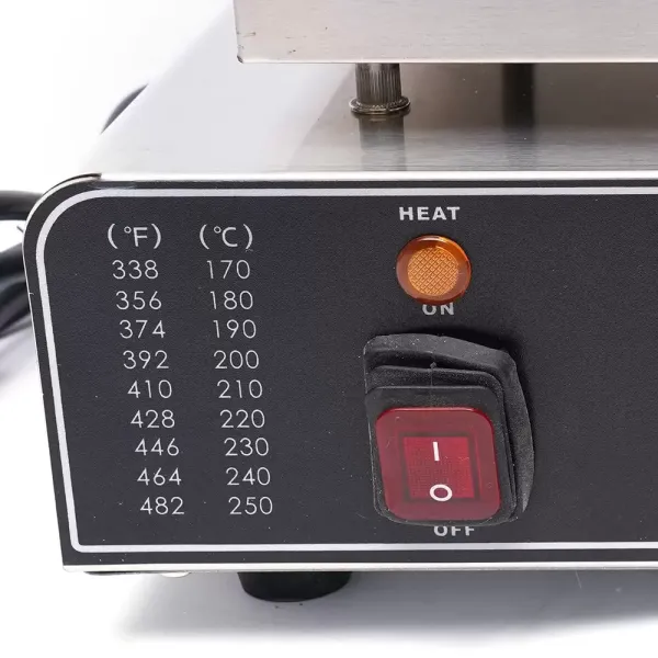 CNCEST Gofrera eléctrica para tortitas, 9 unidades, acero inoxidable, antiadherente, 50 ~ 300 ℃ CNCEST Gofrera eléctrica para tortitas, 9 unidades, acero inoxidable, antiadherente, 50 ~ 300 ℃