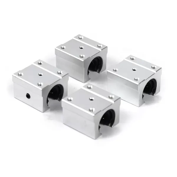 2 carriles lineales, guía lineal, eje deslizante con 4 soportes SBR16UU, para impresora 3D y máquina CNC, aluminio plateado (1500 mm)