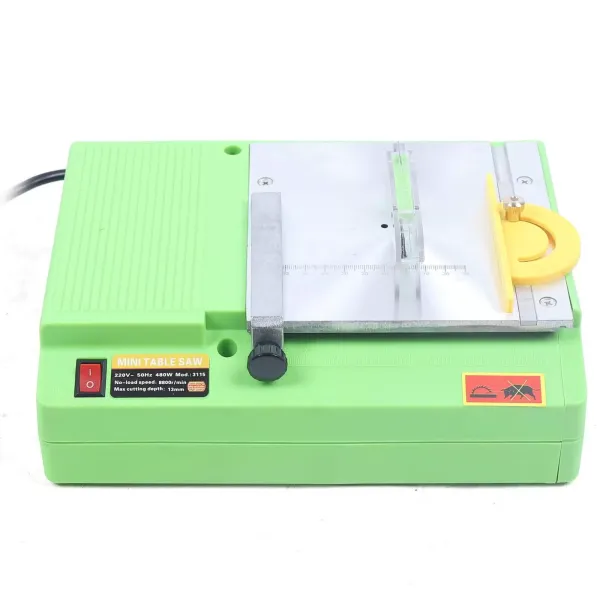 Sierra circular de mesa, 8800 rpm, 480 W, para trabajar madera, diámetro de la hoja de sierra: 60 mm