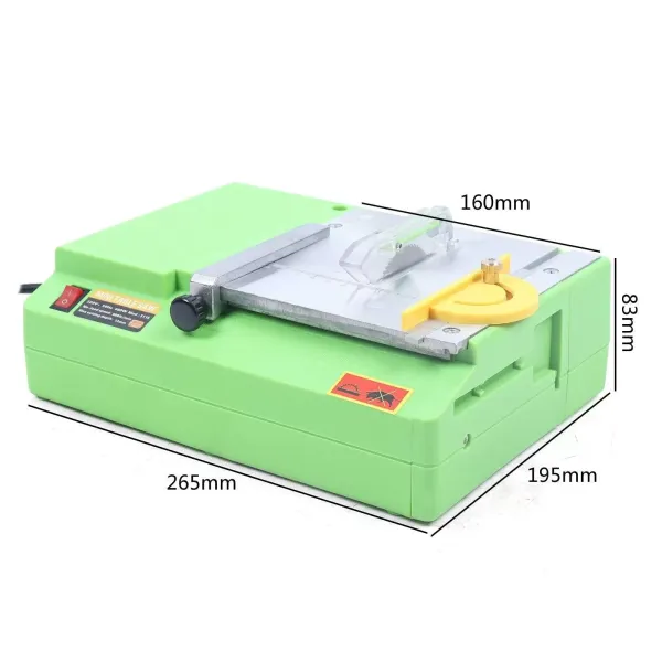 Sierra circular de mesa, 8800 rpm, 480 W, para trabajar madera, diámetro de la hoja de sierra: 60 mm