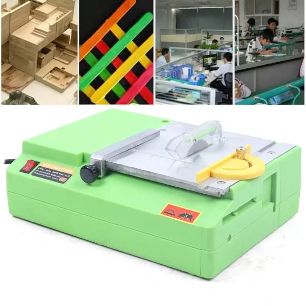 Sierra circular de mesa, 8800 rpm, 480 W, para trabajar madera, diámetro de la hoja de sierra: 60 mm