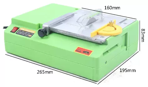 Sierra circular de mesa, 8800 rpm, 480 W, para trabajar madera, diámetro de la hoja de sierra: 60 mm