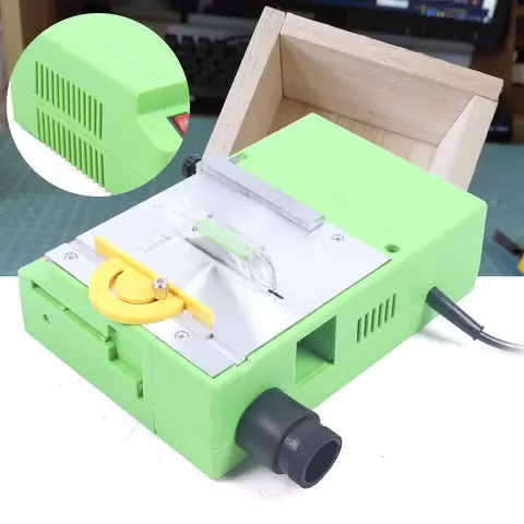 Sierra circular de mesa, 8800 rpm, 480 W, para trabajar madera, diámetro de la hoja de sierra: 60 mm