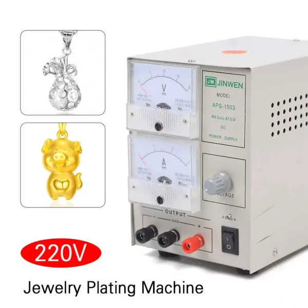 Máquina de revestimiento de joyas, 220 V CA, para enchapado en plata Máquina de revestimiento de joyas, 220 V CA, para enchapado en plata