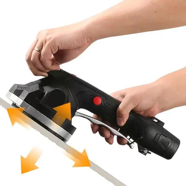 Máquina eléctrica para azulejos con batería y cargador