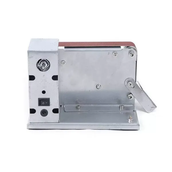 Mini lijadora de banda eléctrica para bricolaje + 10 x 30 mm cinta de lija