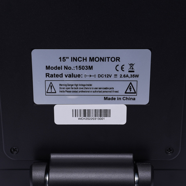 Monitores LCD con pantalla táctil de 15 ", VGA de resolución 1024x768 para puestos de punto de venta, restaurante, bar, pub