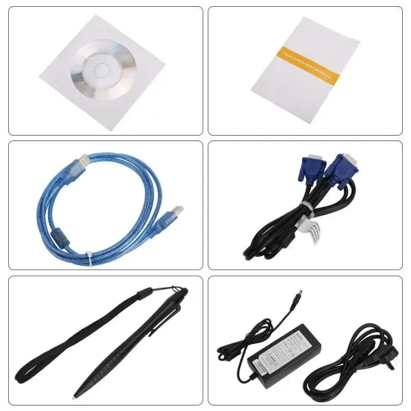 Pantalla táctil de 17 pulgadas, pantalla LED Ultra HD 1280 x 1024 con función de punto de espera, para sistema de caja POS