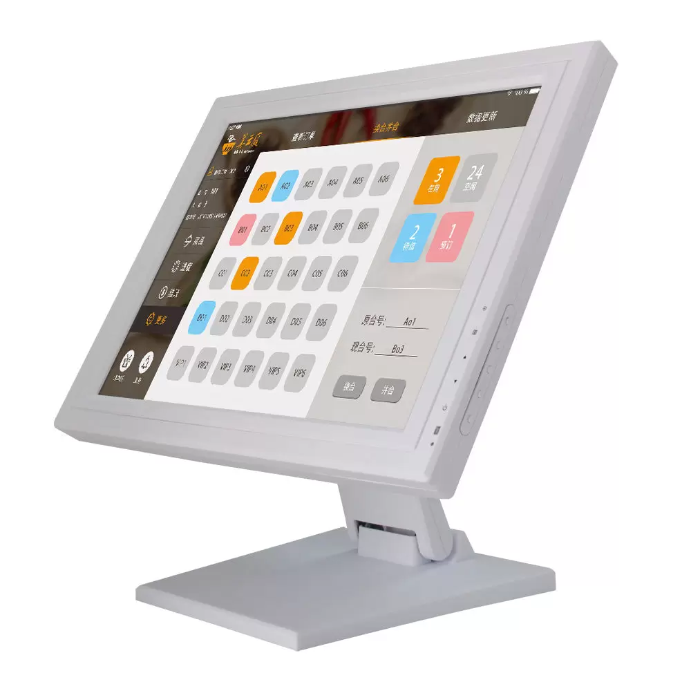 Monitor táctil de 15 pulgadas para PC, pantalla LCD, alta definición, HDMI.