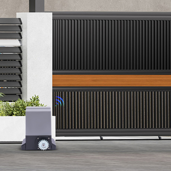 Operador de puerta corredera eléctrico de 220 V con 2 controles remotos Operador de puerta de 1200 KG