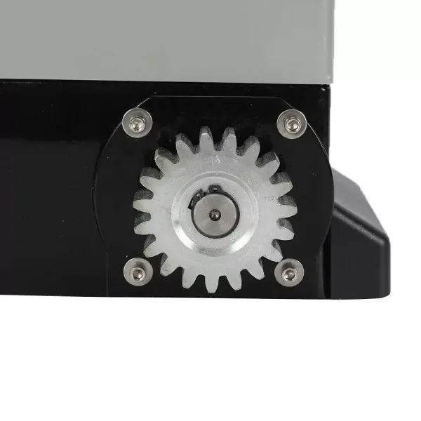 CNCEST Accionamiento de puerta corredera automático de 2000 KG 230V, Juego de bridor automático con 2 mandos a distancia, 6 cremalleras de 1 m