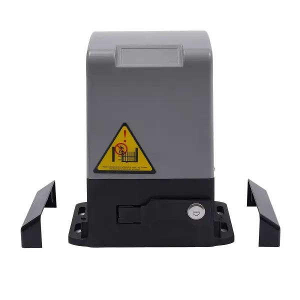 370 W de accionamiento para puerta corredera, eléctrico, con 2 mandos a distancia + 2 llaves, velocidad del motor 1400 r/min hasta 600 kg
