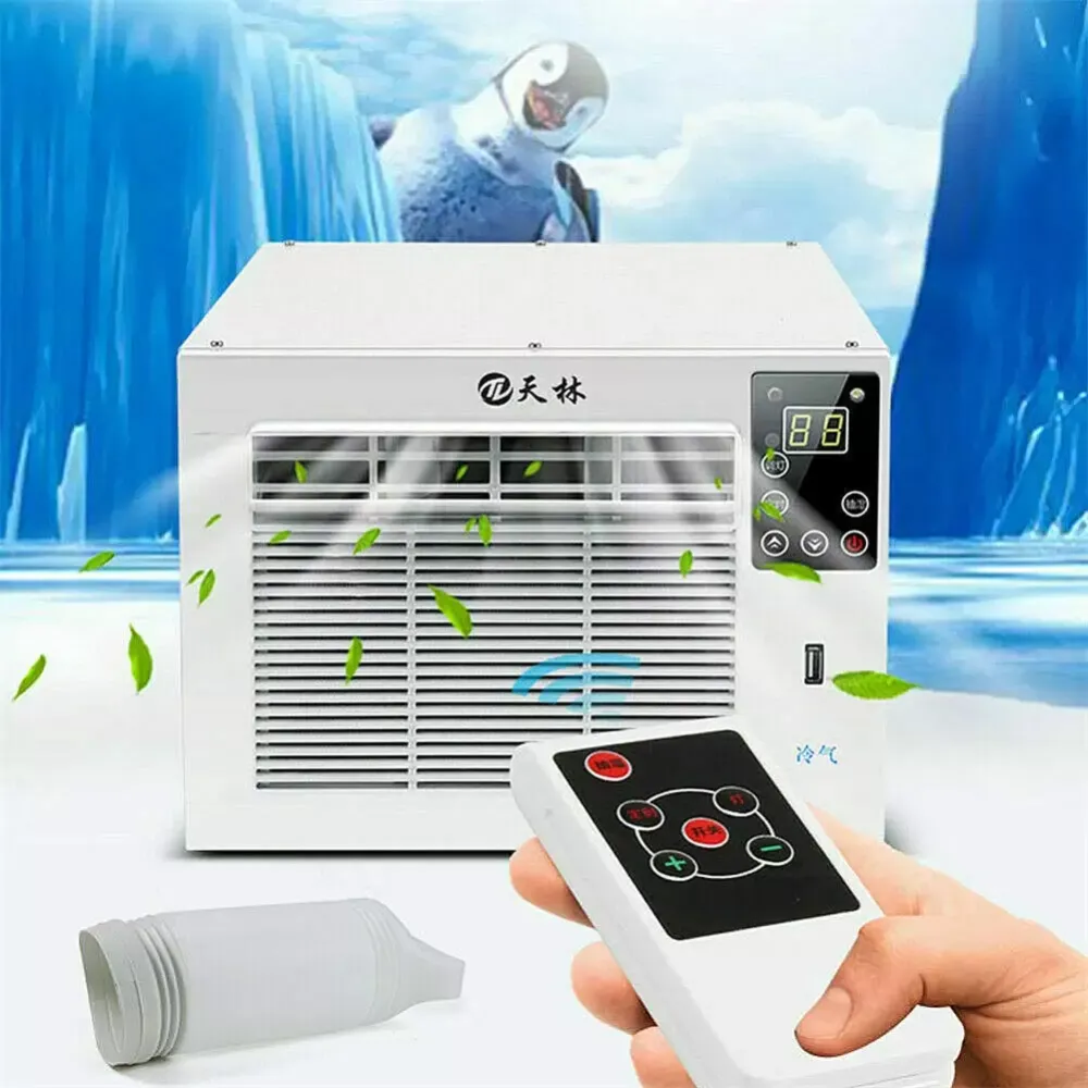 Aire acondicionado portátil, mini enfriador de aire, aire acondicionado pequeño, dispositivo de aire acondicionado de ventana