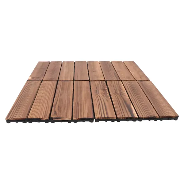 36 baldosas de madera dura, madera de acacia, madera de eucalipto, 30 x 30 cm, sistema de ranuras, terraza, balcón