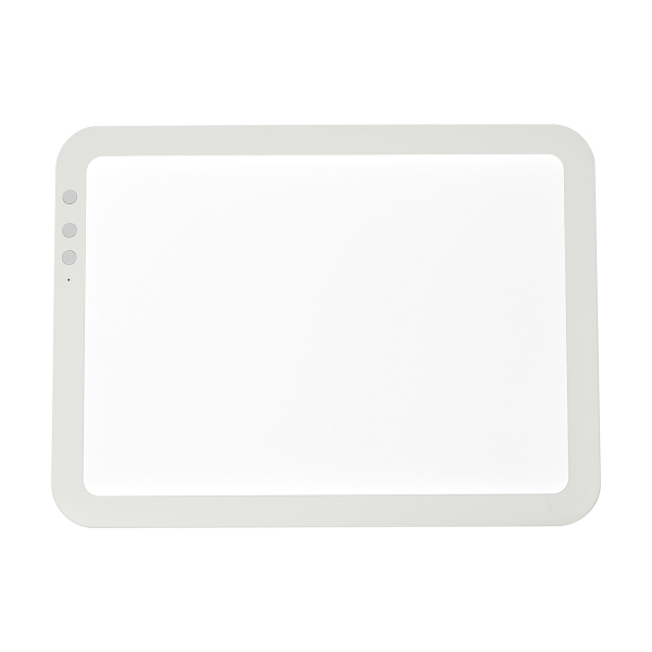 Almohadilla Luminosa LED, Tablero Luminoso Inalámbrico Portátil, 3 colores de luz, Papel aplicable: A4, 34.8*25.9cm, Verde