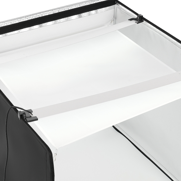 60*60*60cm Caja de luz fotográfica, estudio fotográfico portátil profesional, caja de tienda para fotografía, Negro