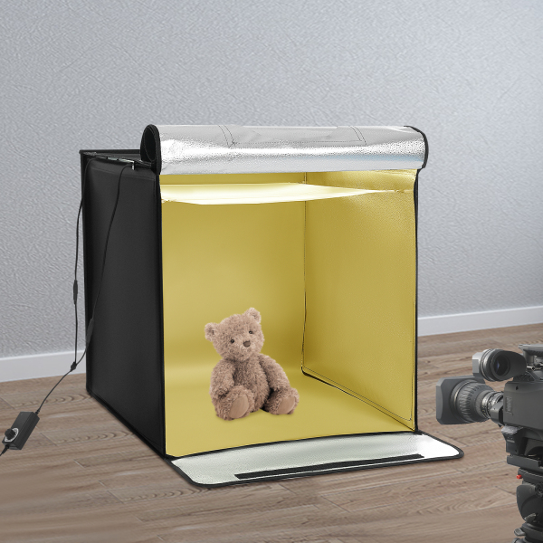 60*60*60cm Caja de luz fotográfica, estudio fotográfico portátil profesional, caja de tienda para fotografía, Negro 60*60*60cm Caja de luz fotográfica, estudio fotográfico portátil profesional, caja de tienda para fotografía, Negro