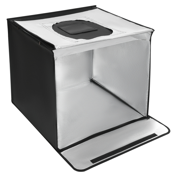 60*60*60cm Caja de luz fotográfica, estudio fotográfico portátil profesional, caja de tienda para fotografía, Negro