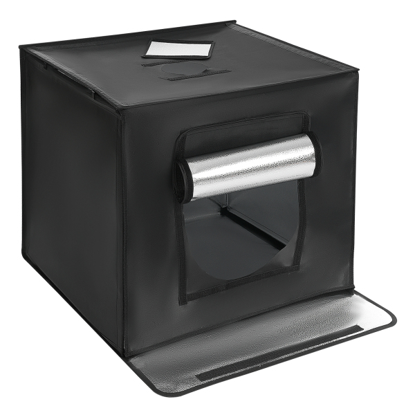 60*60*60cm Caja de luz fotográfica, estudio fotográfico portátil profesional, caja de tienda para fotografía, Negro 60*60*60cm Caja de luz fotográfica, estudio fotográfico portátil profesional, caja de tienda para fotografía, Negro