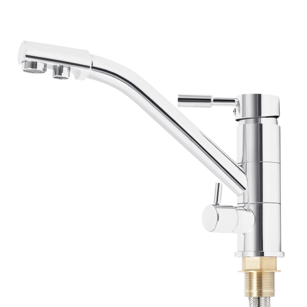 Grifo de filtro de agua de cocina 3 en 1, grifo de 3 vías, sistema de ósmosis, giratorio Grifo de filtro de agua de cocina 3 en 1, grifo de 3 vías, sistema de ósmosis, giratorio
