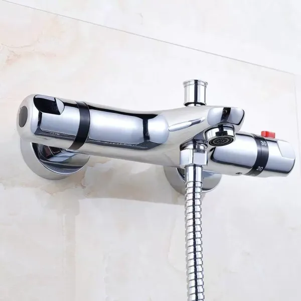 Termostato de ducha, Termostato de baño Batería de ducha