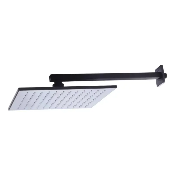 Sistema de ducha termostático, negro, 30 x 35,7 cm, juego de ducha con cabezal de ducha, ducha de mano, latón para bañeras Sistema de ducha termostático, negro, 30 x 35,7 cm, juego de ducha con cabezal de ducha, ducha de mano, latón para bañeras