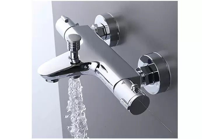 Grifo de bañera – Termostato para bañera con protección integrada contra quemaduras