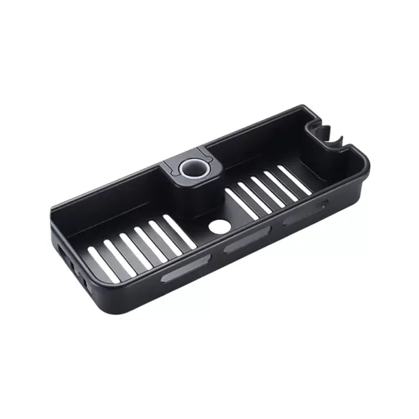 Set de ducha de 8 pulgadas de acero inoxidable, 3 funciones con alcachofa de mano y barra de empuje, juego de grifo, ajustable, negro