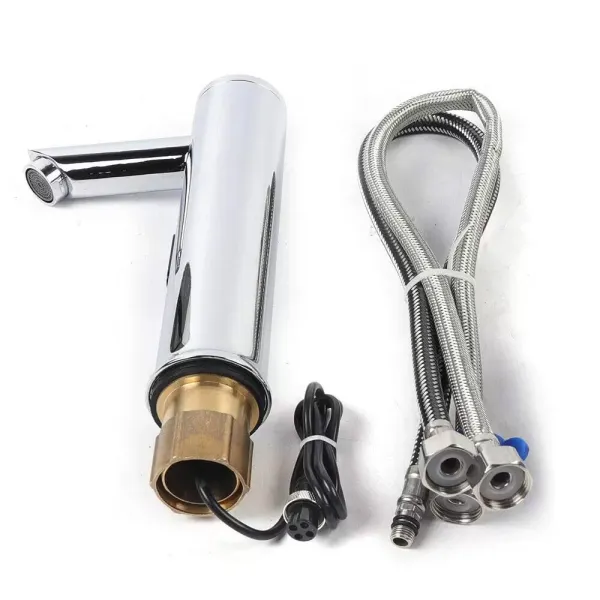 Grifo automático para baño, con sensor de infrarrojos, de latón, 32 cm