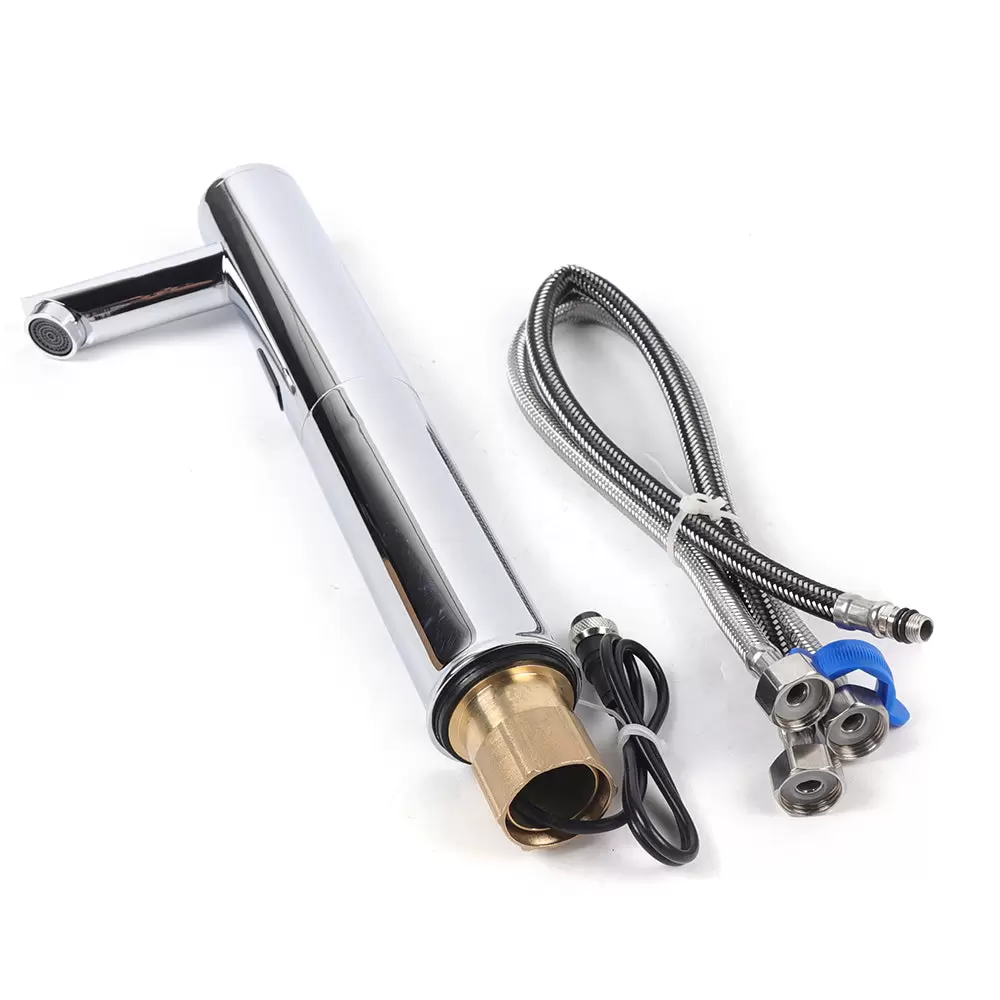 Grifo automático para baño, con sensor de infrarrojos, de latón, 32 cm