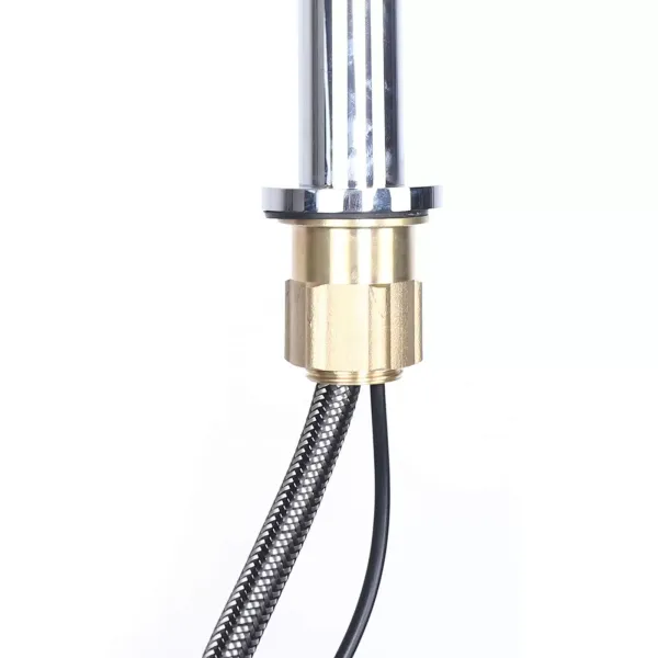Grifo automático con sensor de infrarrojos, mezclador para fregadero de latón cromado