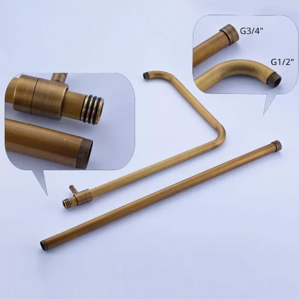 Sistema de ducha lluvia, grifo completo, cabezal de ducha de 75-120 cm, ajustable, con estante Sistema de ducha lluvia, grifo completo, cabezal de ducha de 75-120 cm, ajustable, con estante