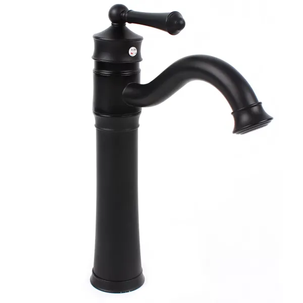 Grifo retro giratorio 360°, grifo de lavabo, negro, monomando, 34 cm de alto, grifo de baño, cocina Grifo retro giratorio 360°, grifo de lavabo, negro, monomando, 34 cm de alto, grifo de baño, cocina
