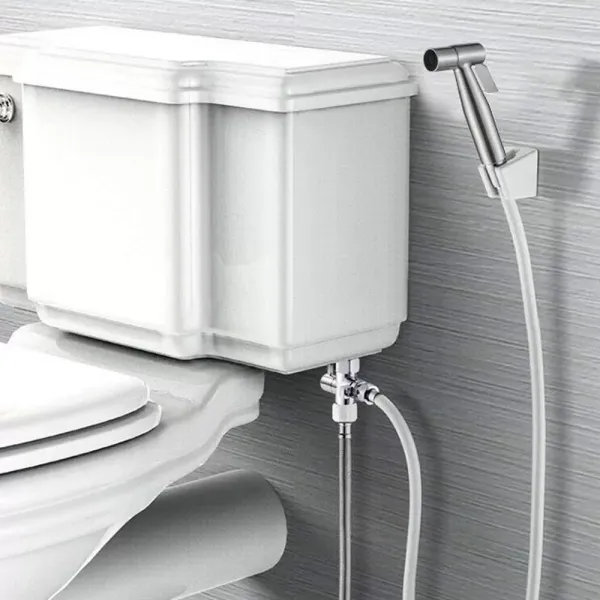Ducha de mano de acero inoxidable 304, estilo bidé, pulverizador, grifo mezclador, cabezal