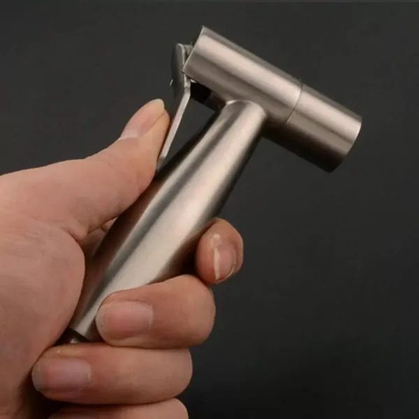 Ducha de mano de acero inoxidable 304, estilo bidé, pulverizador, grifo mezclador, cabezal